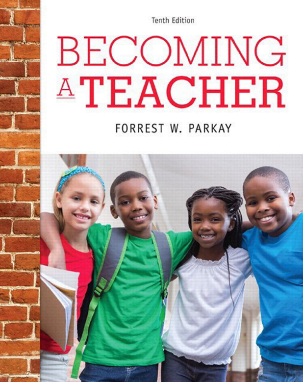 Cover of book called "Becoming a Teacher"