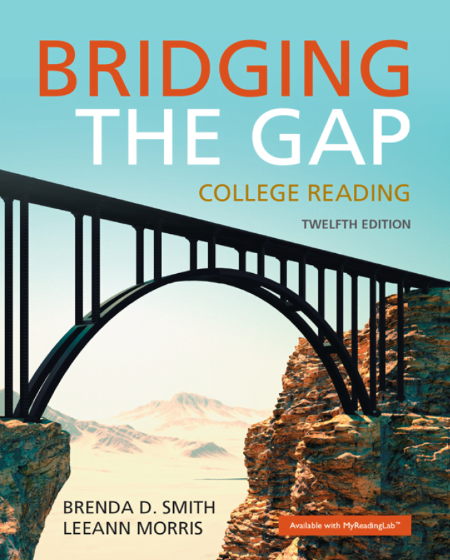 Cover of book called "Bridging the Gap"